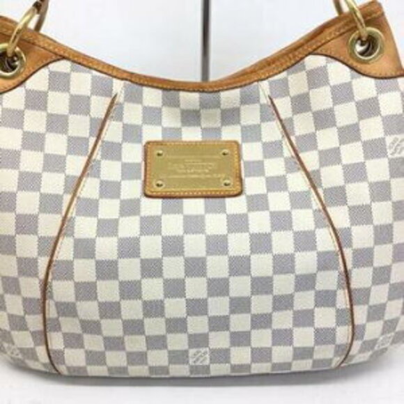 Louis Vuitton Galliera Damier Azur White Shoulder Bag - Picture 3 of 8